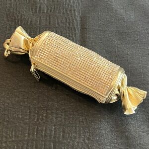 Bath and Body Gold Rhinestone Clutch NWOT